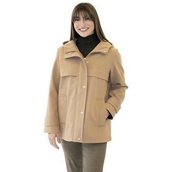 Women's Nine West Hooded Duffle Coat