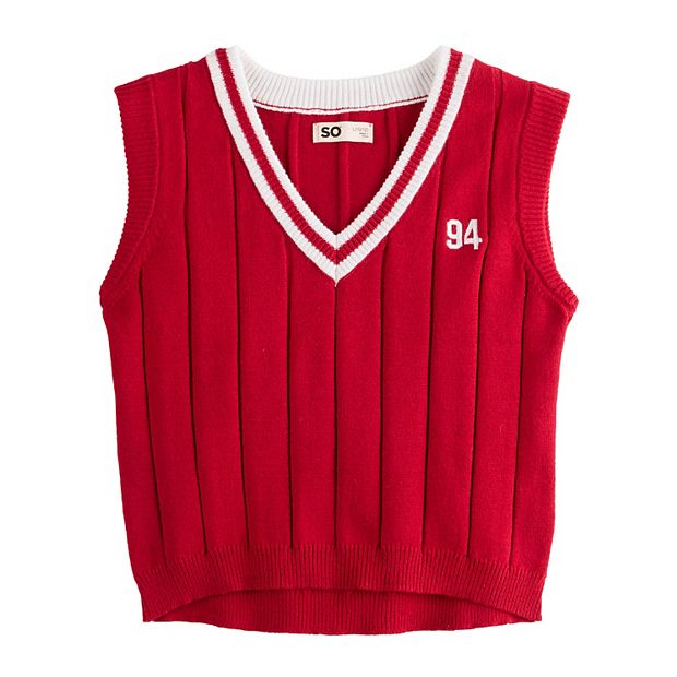 トップス xander zhou 23ss short knit vest Houndstooth Preppy Tops for Women, Sweater Vest for Women