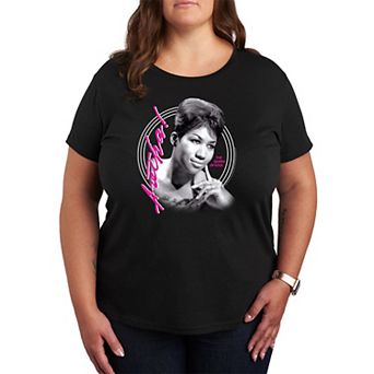 Plus Size Aretha Franklin Queen Of Soul Graphic Tee