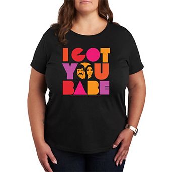 Plus Size Sonny & Cher I Got You Babe Graphic Tee