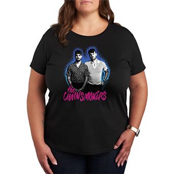 Plus Size The Chainsmokers Glow Graphic Tee