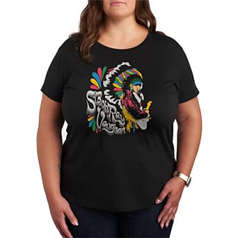 Plus Size Stevie Ray Vaughan Color Pop Graphic Tee