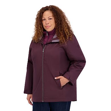 Plus Size ZeroXposur Deonna 3-in-1 Systems Jacket
