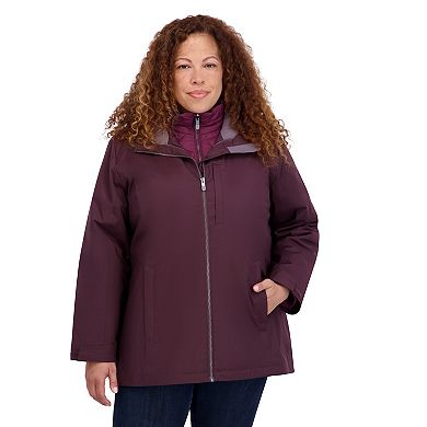 Plus Size ZeroXposur Deonna 3-in-1 Systems Jacket