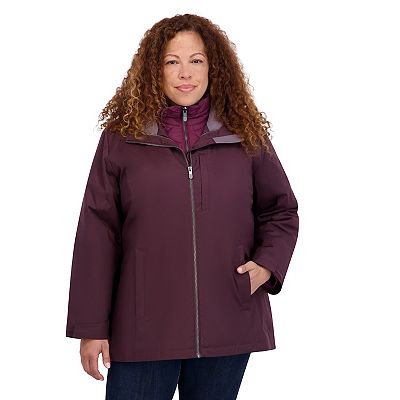 Plus Size ZeroXposur Deonna 3-in-1 Systems Jacket