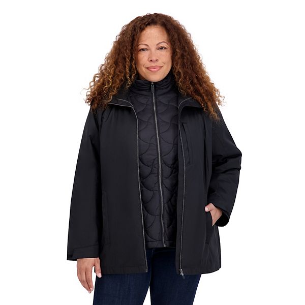 Plus Size ZeroXposur Deonna 3-in-1 Systems Jacket