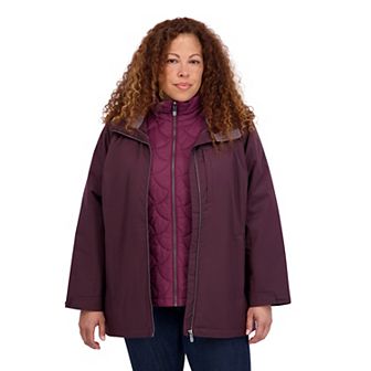 Plus Size ZeroXposur Deonna 3-in-1 Systems Jacket