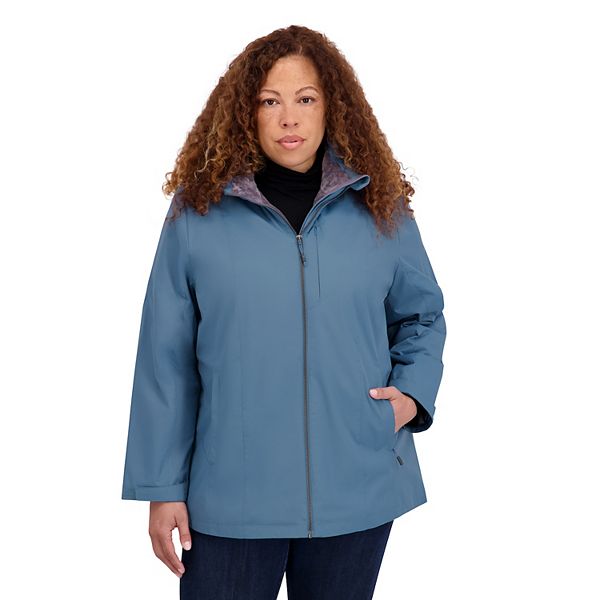 ぼー Plus Size ZeroXposur Insulated Hooded Jacket