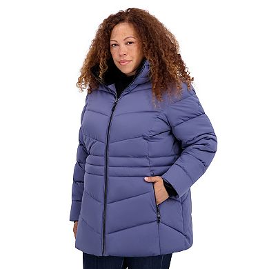 Plus Size ZeroXposur Taylor Heavy Puffer Coat
