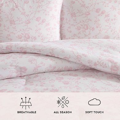 Laura Ashley Aria Pink Comforter Set