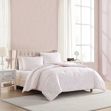 Laura Ashley Aria Pink Comforter Set