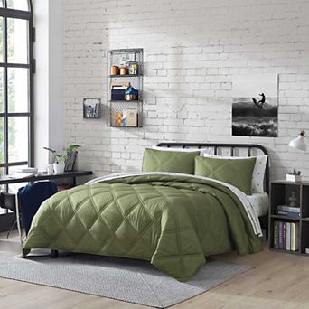Nautica Diamond Stitch Green Comforter Set