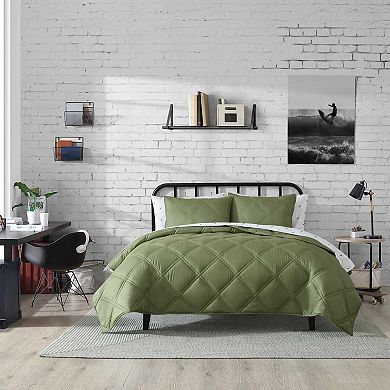 Nautica Diamond Stitch Green Comforter Set