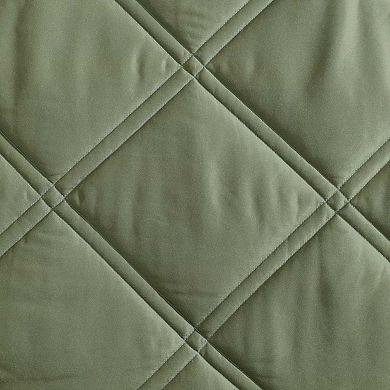 Nautica Diamond Stitch Green Comforter Set