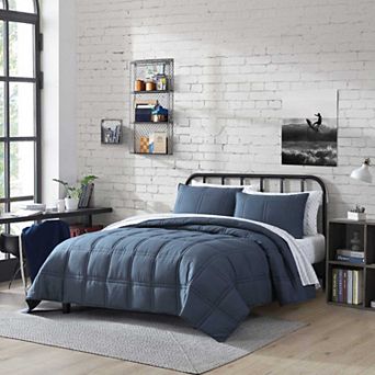 Nautica Square Stitch Navy Comforter Set