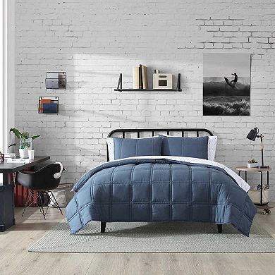 Nautica Square Stitch Navy Comforter Set
