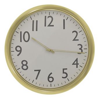 Belle Maison 20 in Gold Wall Clock