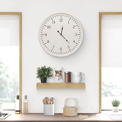 Belle Maison 23.5-in. Beaded Wall Clock