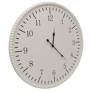 Belle Maison 23.5-in. Beaded Wall Clock