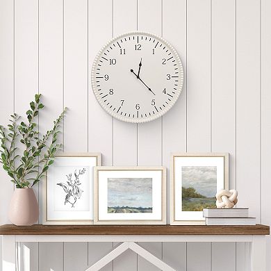 Belle Maison 23.5-in. Beaded Wall Clock