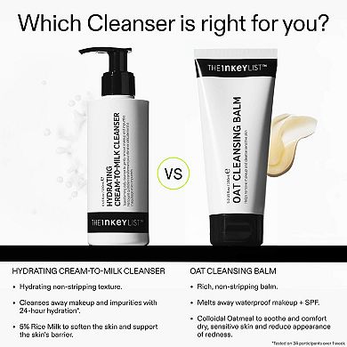 Hydrating Cream-To-Milk Cleanser with Hyaluronic Acid