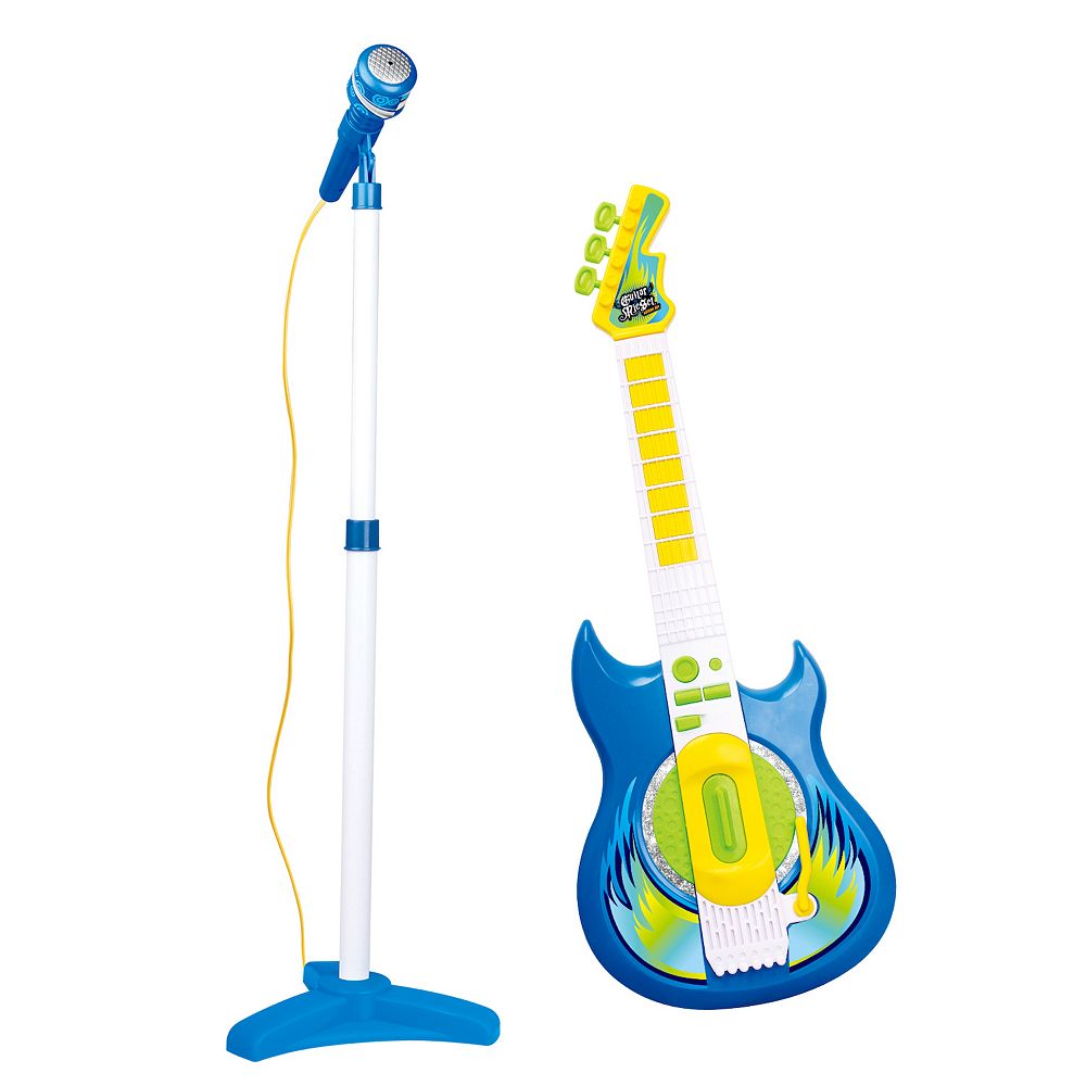 Contixo Pink Kids Guitar and Microphone Set - Adjustable Stand