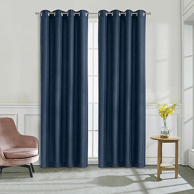 Abstract Light Filtering Energy Efficeint Grommet Curtain Panel for Windows