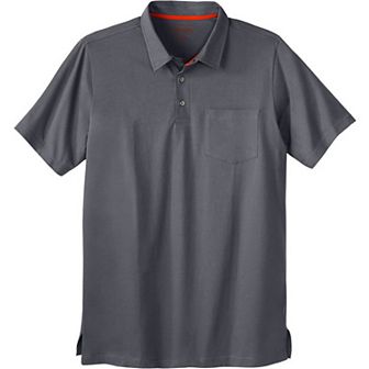 Boulder Creek by KingSize Men's Big & Tall Longer-Length Heavyweight Polo