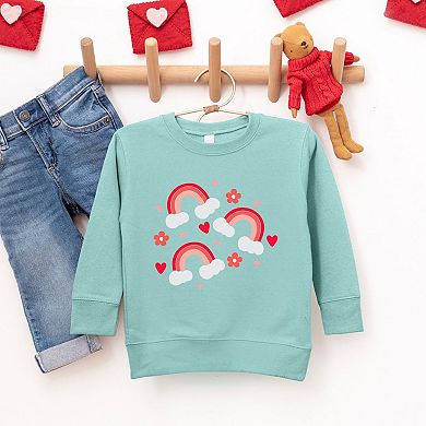Valentine Rainbow Youth Ultra-Soft Graphic Sweatshirt