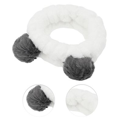Fashion Cute Plush Wide Side Ear Headwrap for Women 5.91"x1.77" 1 Pc