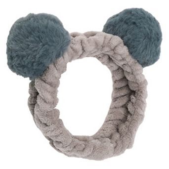 Fashion Cute Plush Wide Side Ear Headwrap for Women 5.91"x1.77" 1 pc