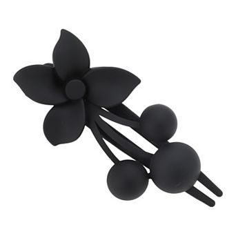 Frosted Flowers Hair Clips for Women and Girls 3.35"x1.97"x1.77" 1 pc