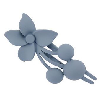 Frosted Flowers Hair Clips for Women and Girls 3.35"x1.97"x1.77" 1 pc