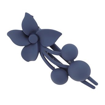 Frosted Flowers Hair Clips for Women and Girls 3.35"x1.97"x1.77" 1 pc