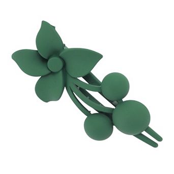 Frosted Flowers Hair Clips for Women and Girls 3.35"x1.97"x1.77" 1 pc