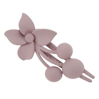 Frosted Flowers Hair Clips for Women and Girls 3.35"x1.97"x1.77" 1 pc