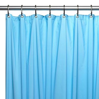8 Gauge Vinyl Shower Curtain Liner with Weighted Magnets and Metal Grommets