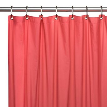 8 Gauge Vinyl Shower Curtain Liner with Weighted Magnets and Metal Grommets