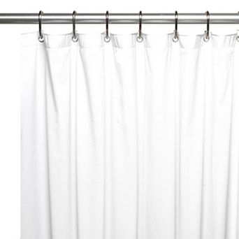 8 Gauge Vinyl Shower Curtain Liner with Weighted Magnets and Metal Grommets