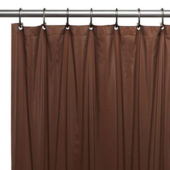 4 Gauge Vinyl Shower Curtain Liner with Weighted Magnets and Metal Grommets