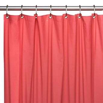4 Gauge Vinyl Shower Curtain Liner with Weighted Magnets and Metal Grommets
