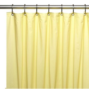 4 Gauge Vinyl Shower Curtain Liner with Weighted Magnets and Metal Grommets