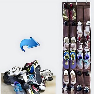 24 Pocket Shoe Rack Door Hanging Organizer