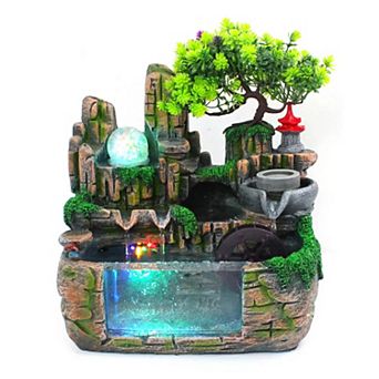 Indoor Rockery Fountain Waterfall Home Decor