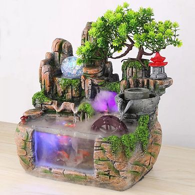 Indoor Rockery Fountain Waterfall Home Decor