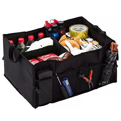 Collapsible Trunk Cargo Organizer Storage Bin Bag