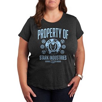 Plus Size Iron Man Stark Industries Graphic Tee