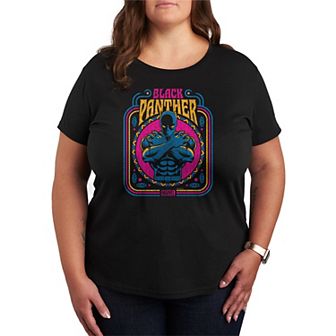 Plus Size Black Panther Tribal Graphic Tee