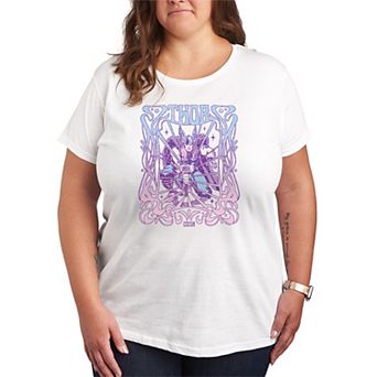 Plus Size Thor Nouveau Floral Graphic Tee