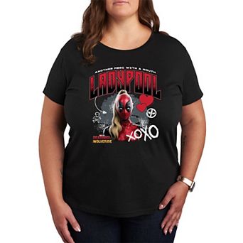 Plus Size Deadpool & Wolverine Ladypool Graphic Tee